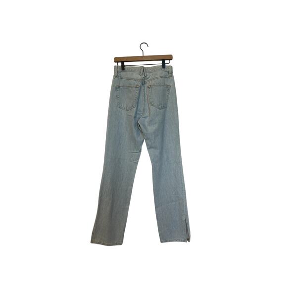 SLVRLAKE London Split Straight Leg High Rise Jeans - Picture 6 of 8